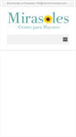 Mobile Screenshot of centromirasoles.com