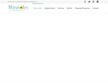 Tablet Screenshot of centromirasoles.com
